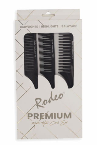 Rodeo Professional Premium Multi Hair Comb Set (HL Set)