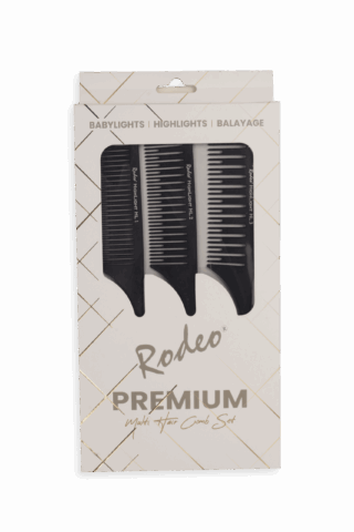 Rodeo Professional Premium Multi Hair Comb Set (HL Set)